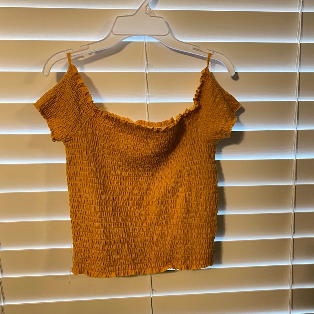 Off the shoulder shirt